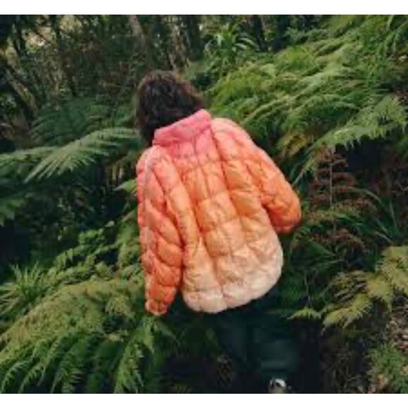 Free People Movement Pippa Packable Jacket Puffer Glossy Ombre Size M - Picture 3 of 6